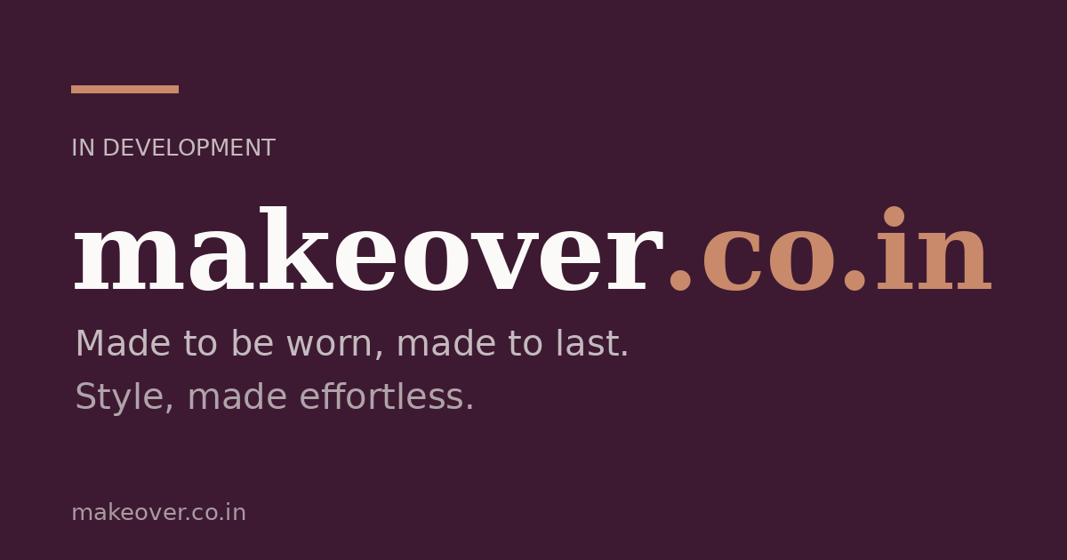 Link preview image for makeover.co.in